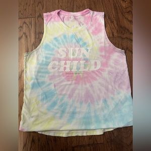 Spiritual Gangster tie dye tank